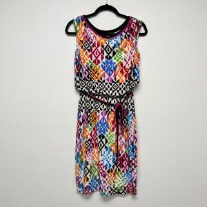 Maggy London multicolor dress size 4